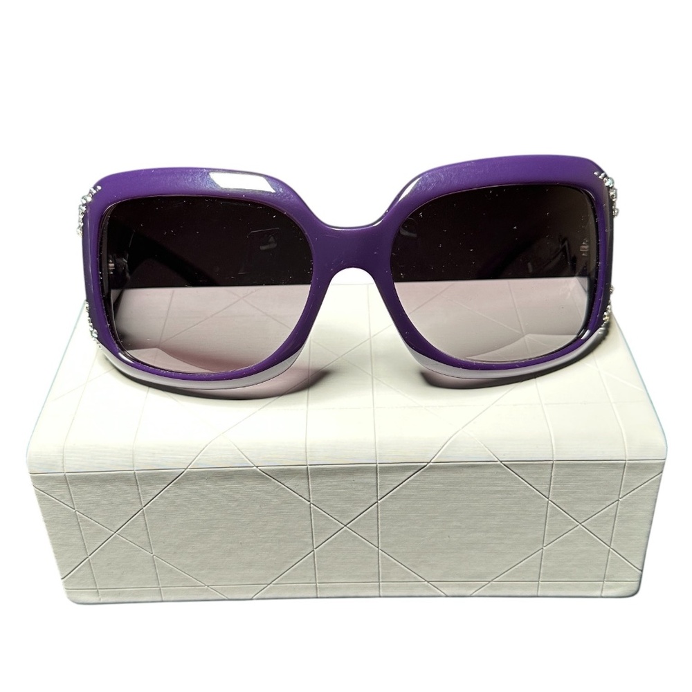 Dior Ondine Crystal Embellished Sunglasses with Case and Box - Brand New - Picture 8 of 13